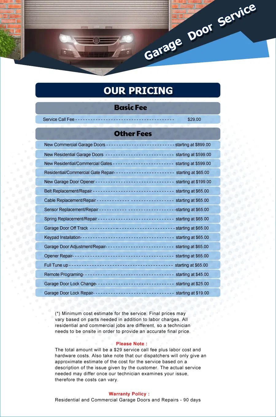 Eagle Garage Door Service Philadelphia, PA 215-297-3203